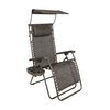 Snow Joe Bliss Hammocks Gravity Free Chair w Canopy, Drink Tray, Pillow GFC-430BJ-C